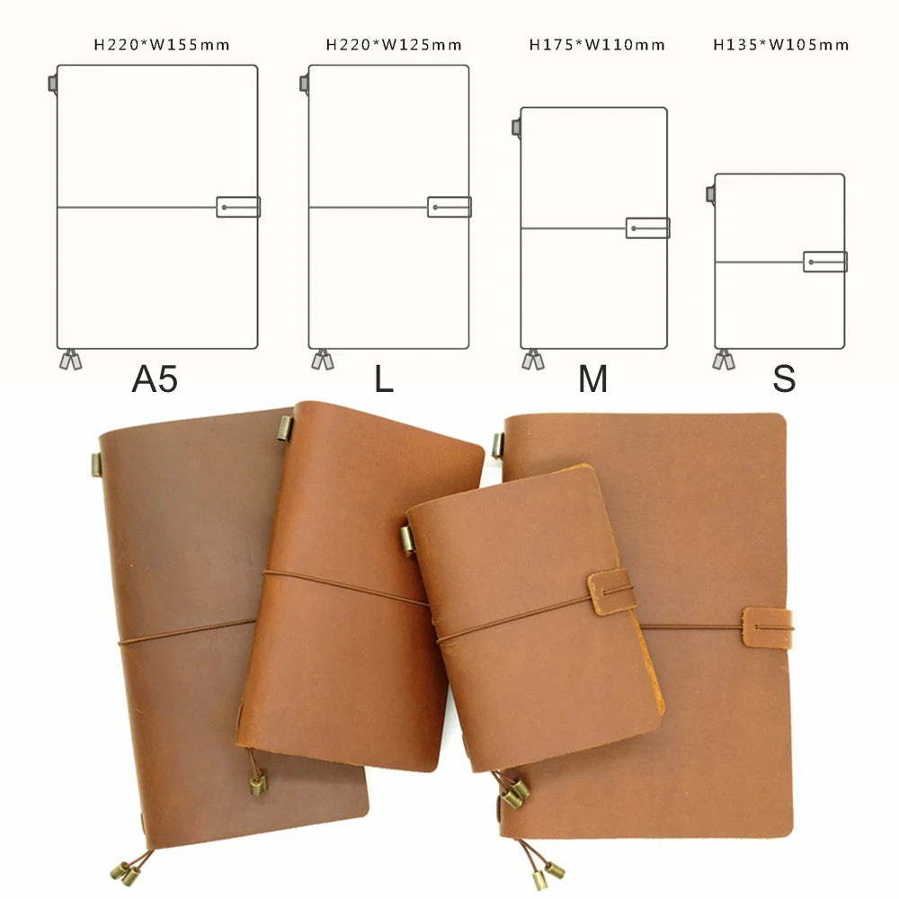 Vintage Genuine Leather Traveler’s Notebook