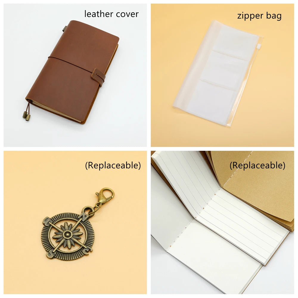 Vintage Genuine Leather Traveler’s Notebook