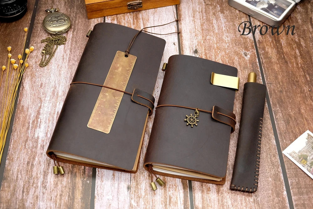 Vintage Genuine Leather Traveler’s Notebook