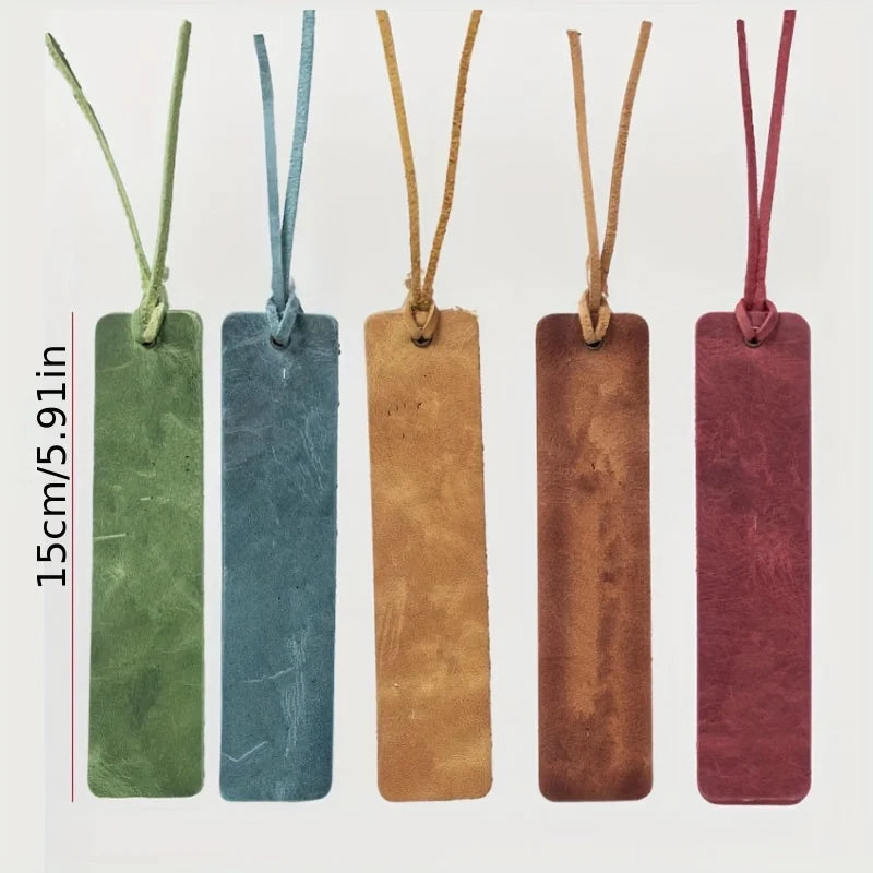 Personalized Leather Bookmark