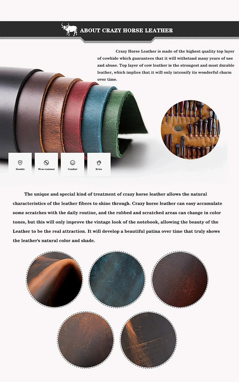 Vintage Genuine Leather Traveler’s Notebook