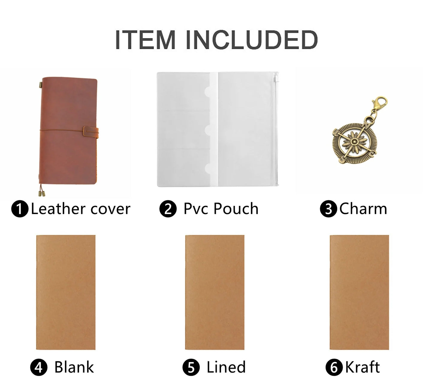 Vintage Genuine Leather Traveler’s Notebook