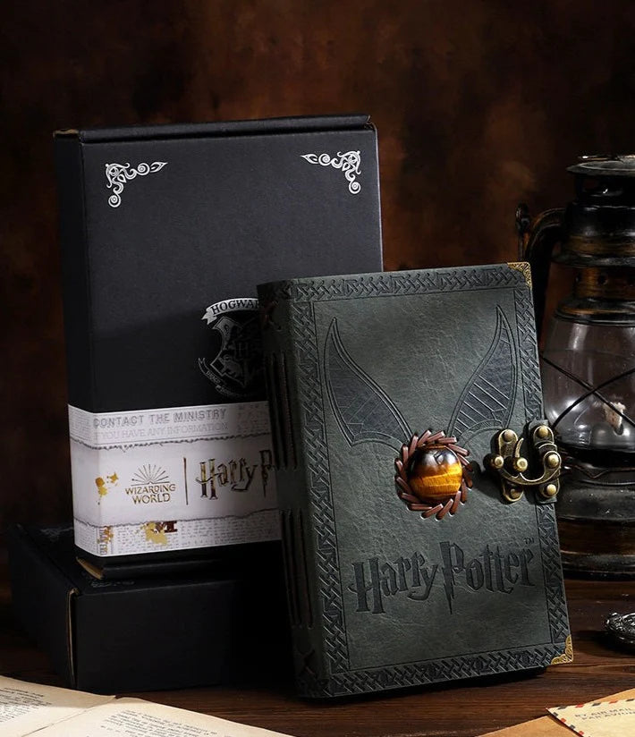 Vintage Harry Potter Golden Snitch Notebook (Limited Edition)