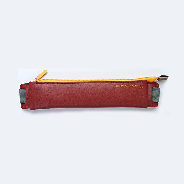 Leather Flexi book-pencil case