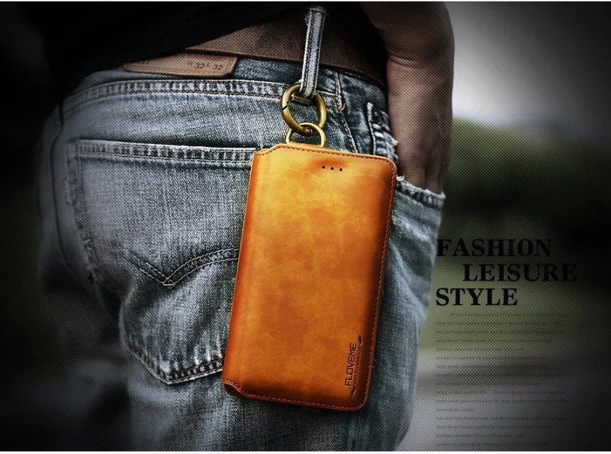 Premium Flip Stand Wallet Cases for iPhone