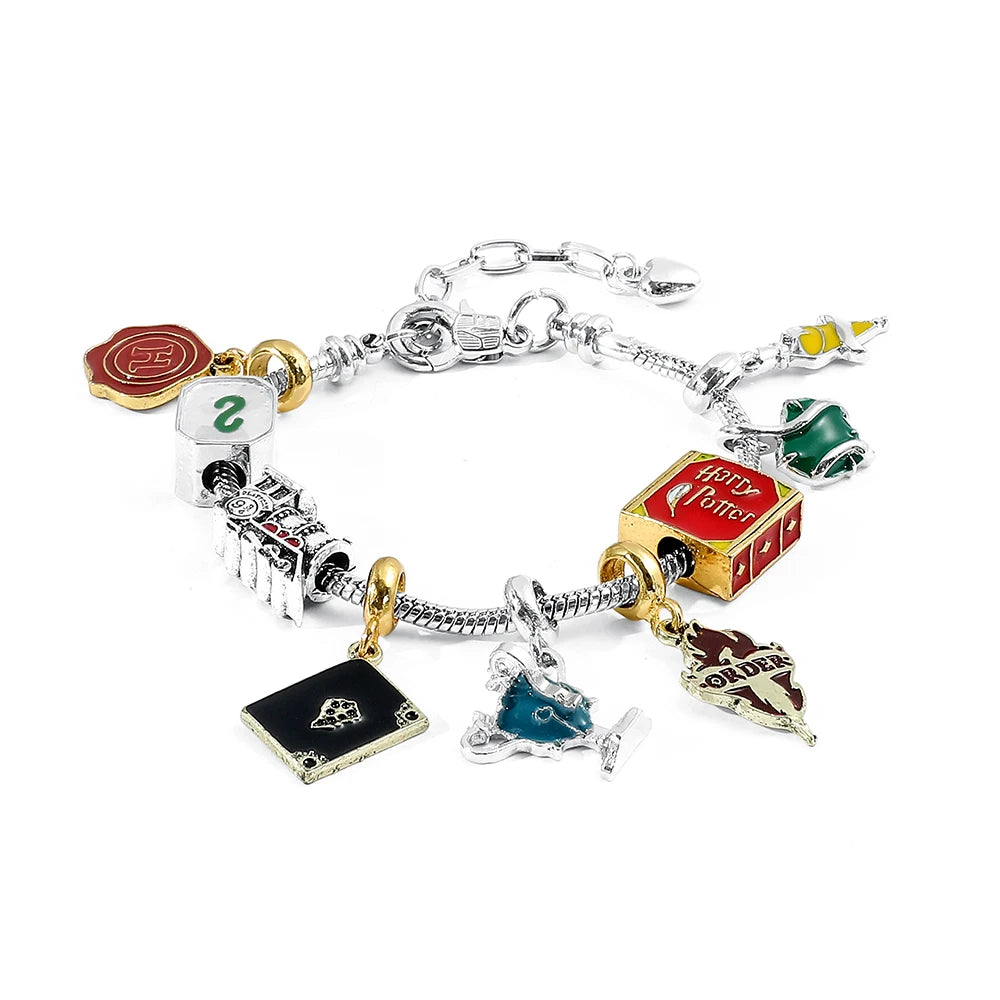 Harry Potter Christmas Charm Bracelet Hogwarts