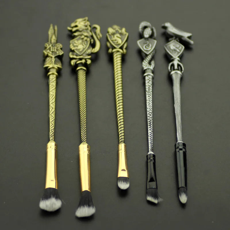 Limited Edition Hogwarts Harry Potter Makeup Brushes Set In Metal