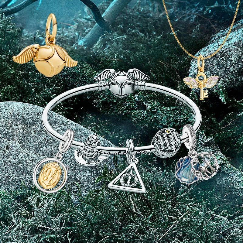 HARRY POTTER 925 STERLING SILVER BEADS CHARMS-LIMITED EDITION