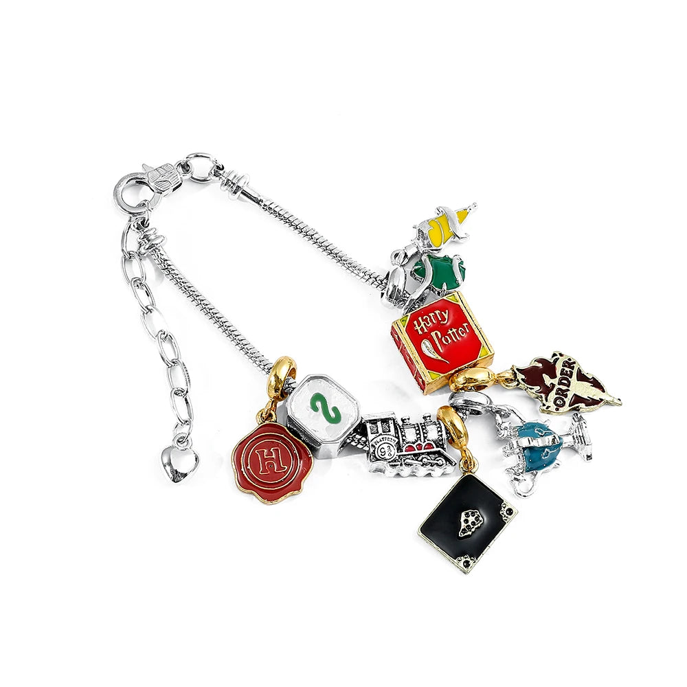 Harry Potter Christmas Charm Bracelet Hogwarts