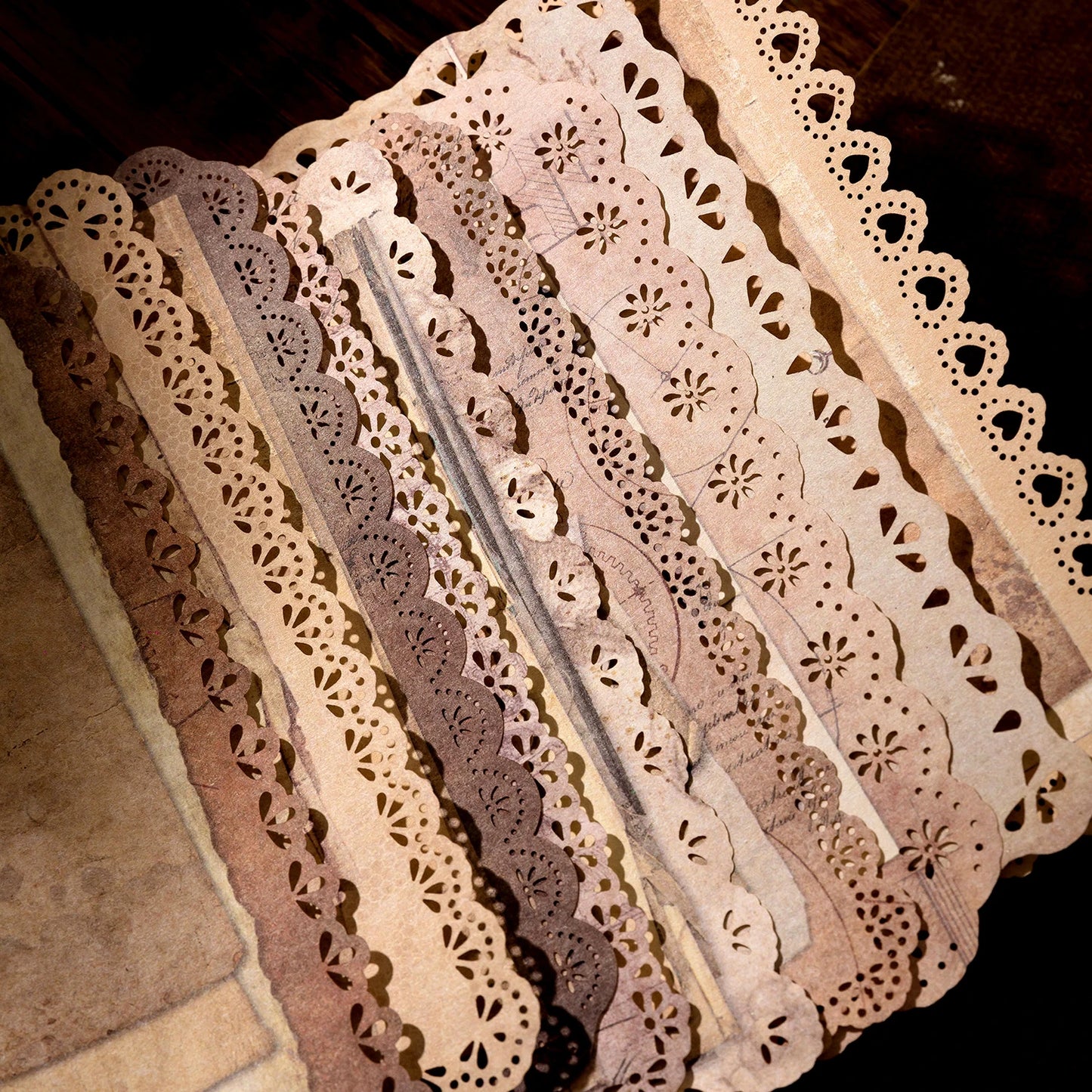 Vintage Floral Lace Paper for Scrapbooking and Journaling