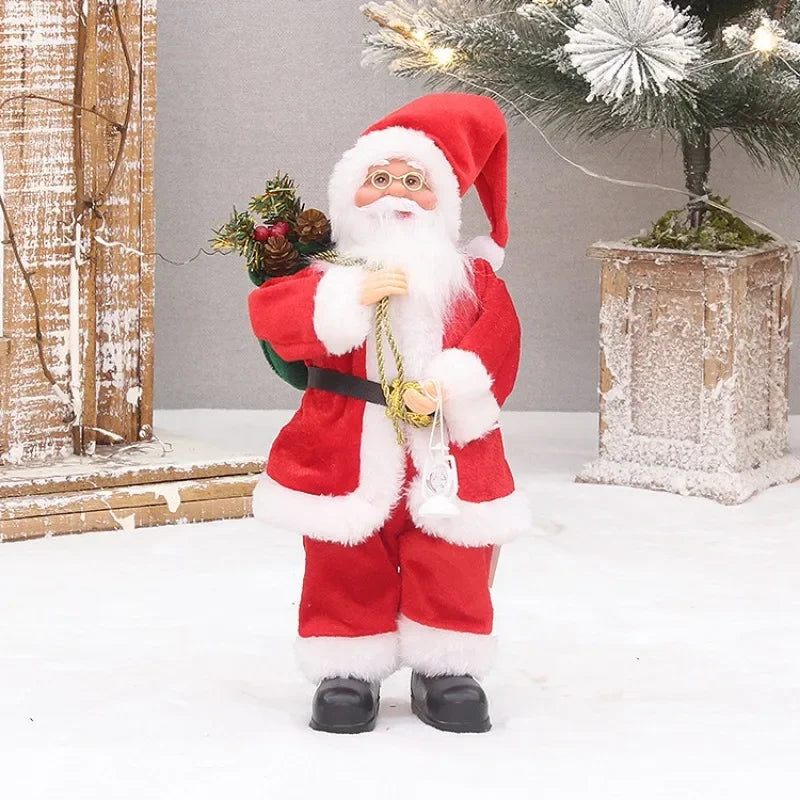 Limited Edition Christmas Santa Claus Doll with Gift Bags & Ornaments