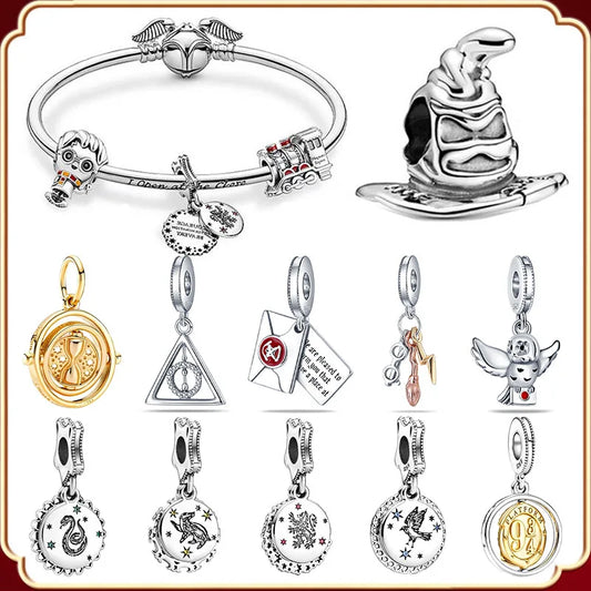 HARRY POTTER 925 STERLING SILVER BEADS CHARMS-LIMITED EDITION