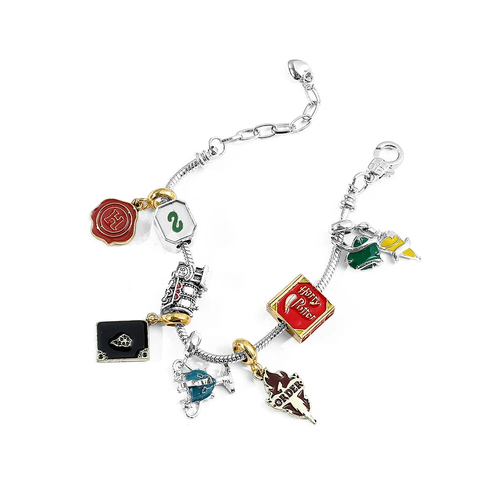 Harry Potter Christmas Charm Bracelet Hogwarts